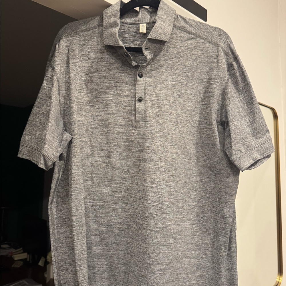 Lululemon Athletica Charcoal Polo Shirt